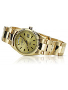 Montre en or pour homme avec bracelet 14k Geneve mw013ydy&mbw017y