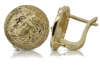 Cercei din ★ aur russiangold.com ★ proba de aur 585 333 Preț scăzut!