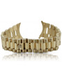 Italienisches gelbes Herrenarmband aus 14 Karat Gold mbw015y