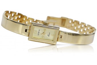 Galben 14k 585 aur Elegant doamnă Geneve ceas lw010y