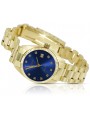 Goldene Herrenuhr Geneve ★ zlotychlopak.pl ★ Gold Reinheit 585 333 Niedriger Preis!