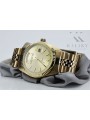 Gold men's watch Geneve ★ zlotychlopak.pl ★ Gold purity 585 333 Low Price!