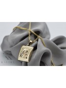 Gold Mary medallion icon pendant with chain ★ zlotychlopak.pl ★ Gold 585 333 low price