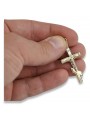 Croix ★ orthodoxe d’or russiangold.com ★ or 585 333 Prix bas