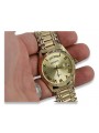 Gold men's watch Geneve ★ zlotychlopak.pl ★ Gold purity 585 333 Low Price!