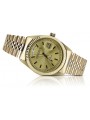 copie de Montre en or pour homme avec bracelet 14k Geneve mw013ydy&mbw016y