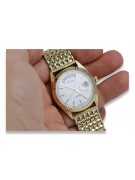 Gold men's watch Geneve ★ zlotychlopak.pl ★ Gold purity 585 333 Low Price!