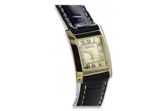 Montre femme en or 14 carats Geneve lw036y