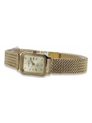 copie după ceas italian Geneve Lw055y&lbw004y din aur cu brățară de damă de 14k