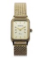 reloj de oro italiano Geneve Lw055y&lbw004y con brazalete para mujer de 14k