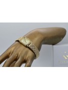 copie de la montre italienne Geneve Lw055y & lbw004y en or avec bracelet pour femme 14 carats