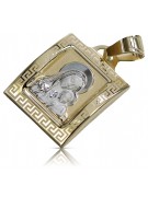 Gold Mary medallion icon pendant ★ zlotychlopak.pl ★ Gold 585 333 low price