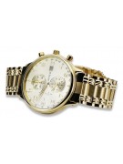 Uhr aus 14 Karat 585er Gold mit Armband Geneve mw005ydg&mbw006y