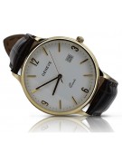 Italienische 14k Gelbe Herren Geneve Uhr mw017y