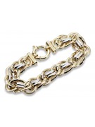 Bracelet italien jaune 585 or 14k cfb009yw