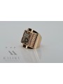 Ruso rosa rosa 14k 585 oro Sello de hombre csc004r