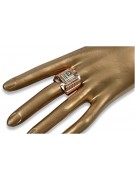 Ruso rosa rosa 14k 585 oro Sello de hombre csc004r