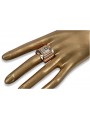 Ruso rosa rosa 14k 585 oro Sello de hombre csc004r