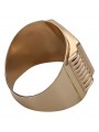 Vintage rose gold Men's signet csc013