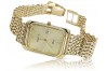 Reloj de hombre de oro amarillo de 14k con pulsera Geneve mw001y&mbw004y