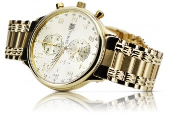 copie de montre en or 14k 585 avec bracelet Geneve mw005ydg&mbw006y