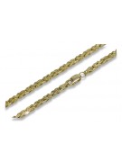 Yellow rose gold chain ★ russiangold.com ★ Gold 585 333 Low price