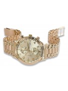 Gold men's watch Geneve ★ zlotychlopak.pl ★ Gold purity 585 333 Low Price!