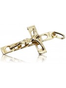 Golden Catholic Cross ★ russiangold.com ★ Gold 585 333 Low price