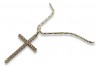 Catholic Cross & Anchor 14k gold chain ctc029y&cc008yw