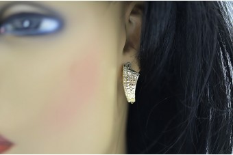 Cercei din aur de 14k ★ https://zlotychlopak.pl/ro/ ★ Aur fin 585 333 Ieftin!