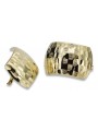 Gold earrings ★ zlotychlopak.pl ★ Gold sample 585 333 Low price!