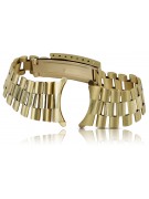 Gelbes Herrenarmband aus 14 Karat Gold mbw016y