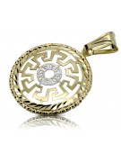 Pendentif ★ en or zlotychlopak.pl ★ Echantillon d’or 585 333 prix bas