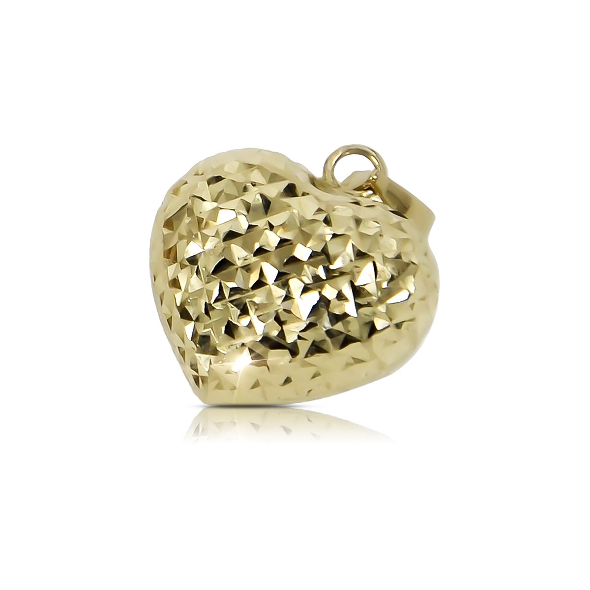 Colgante ★ de corazón de oro zlotychlopak.pl ★ Muestra de oro 585 333 precio bajo