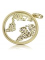 Pendentif ★ en or zlotychlopak.pl ★ Echantillon d’or 585 333 prix bas