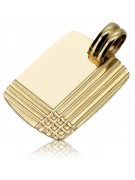 Colgante de oro ★ zlotychlopak.pl ★ Muestra de oro 585 333 precio bajo