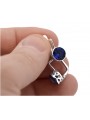 Vintage 925 Silver Sapphire earrings vec107s