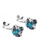 copie de boucles d'oreilles en argent russe Vintage 925 avec Alexandrite vec018s