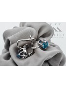 copie de boucles d'oreilles en argent russe Vintage 925 avec Alexandrite vec018s