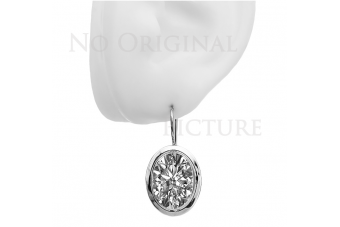 Boucles d'oreilles d'origine vintage en or rose 14 carats, Réglage finement travaillé. vec114