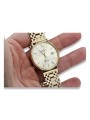 Gold men's watch Geneve ★ zlotychlopak.pl ★ Gold purity 585 333 Low Price!