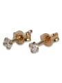 Boucles d’oreilles en or zlotychlopak.pl ★ Échantillon d’or ★ 585 333 Prix bas!