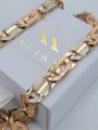 Vintage rose 585 14k gold diamond cut bracelet cb040rw