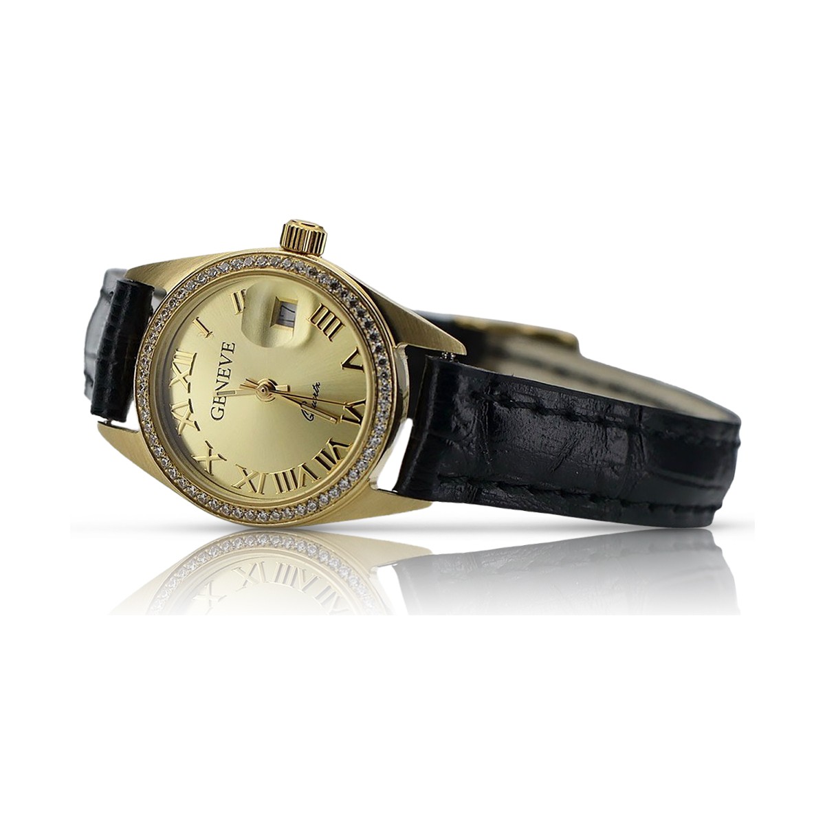 Reloj ★ de oro para damas zlotychlopak.pl Pureza de oro 585 333 ¡★ Precio bajo!