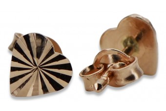 Boucles d’oreilles en or zlotychlopak.pl ★ Échantillon d’or ★ 585 333 Prix bas!