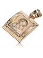 Gold Mary medallion icon pendant ★ zlotychlopak.pl ★ Gold 585 333 low price