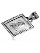 "Pendentif Religieux Marie en Or Blanc 14 carats 585" pm002w