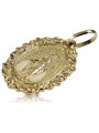 Gold Mary medallion icon pendant ★ zlotychlopak.pl ★ Gold 585 333 low price