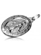 "16mm 14K White Gold Mary Medallion Jewellery" pm006w