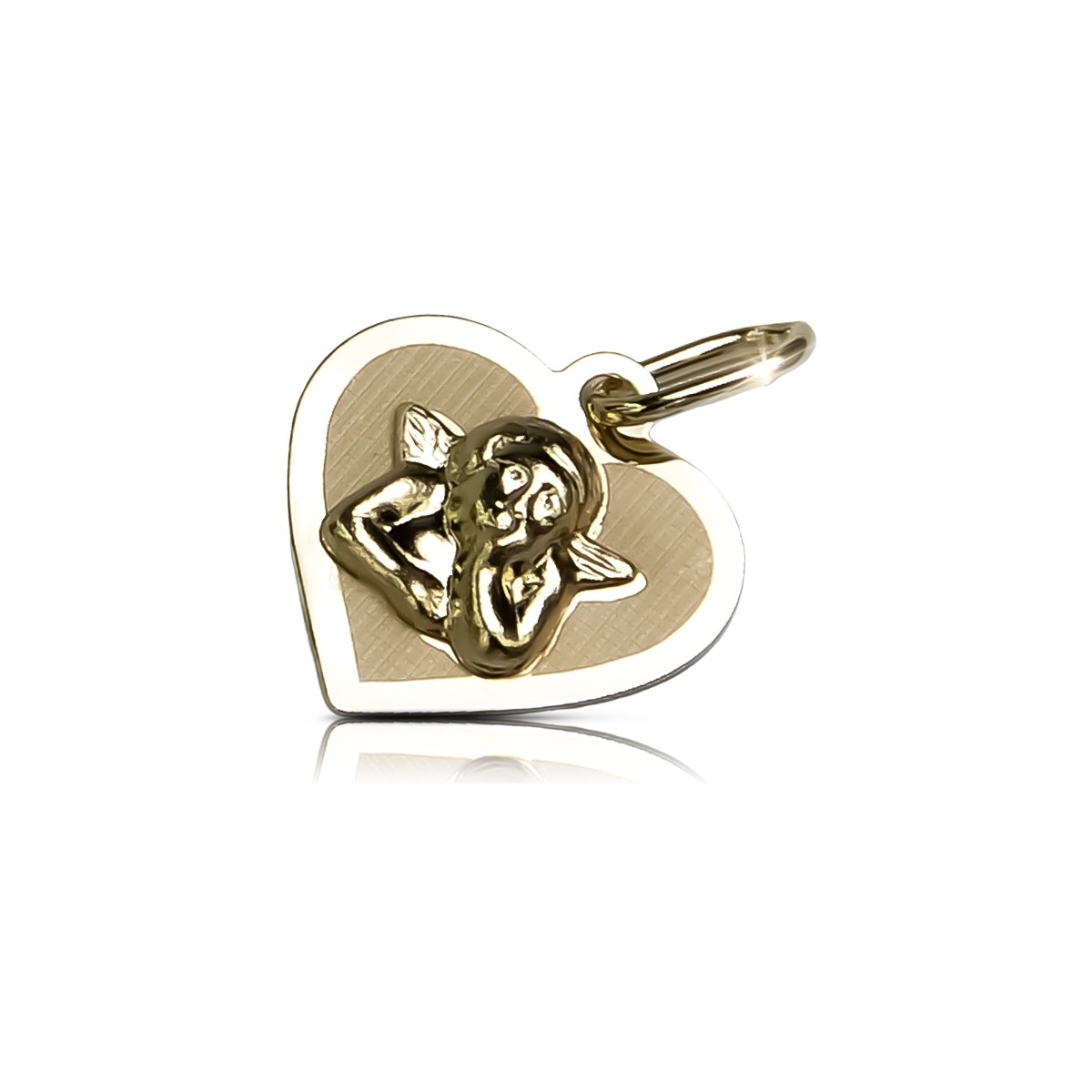 Angel medallion icon pendant ★ zlotychlopak.pl ★ Gold 585 333 low price